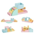 thumbnail image 3 of Advwin 12 Pcs Foam Climbing Blocks Set with Ball Pit for Toddlers, Soft Indoor Baby Playset for Crawling and Active Play, Multi Colors, 3 of 11