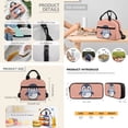 thumbnail image 6 of Binienty Penguin Backpack and Lunch Box Pencil Case 3 Piece Kids 12 Inch Backpack for School Girls Toddler Ages 4-8 Cute School Bookbag with Adjustable Straps, 6 of 8