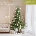 thumbnail image 3 of OasisCraft 6.5ft Pre-lit Artificial Christmas Tree PVC Branches, 400 LED Lights, Metal Stand | Realistic Full Shape for Home, Office, Holiday Decoration, 3 of 4