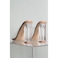 thumbnail image 5 of Cape Robbin Fusion Clear Block High Heel Slip On Slide Mule Open Peep Toe Sandal (10), 5 of 6