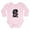 Petal Pink, variant on CafePress - Playful Newfie Pup Long Sleeve Infant Bodysuit - Long Sleeve Cotton Baby Bodysuit