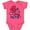 Retro Heather Pink, variant on Inktastic 4th of July Cutie with Stars Boys or Girls Baby Bodysuit