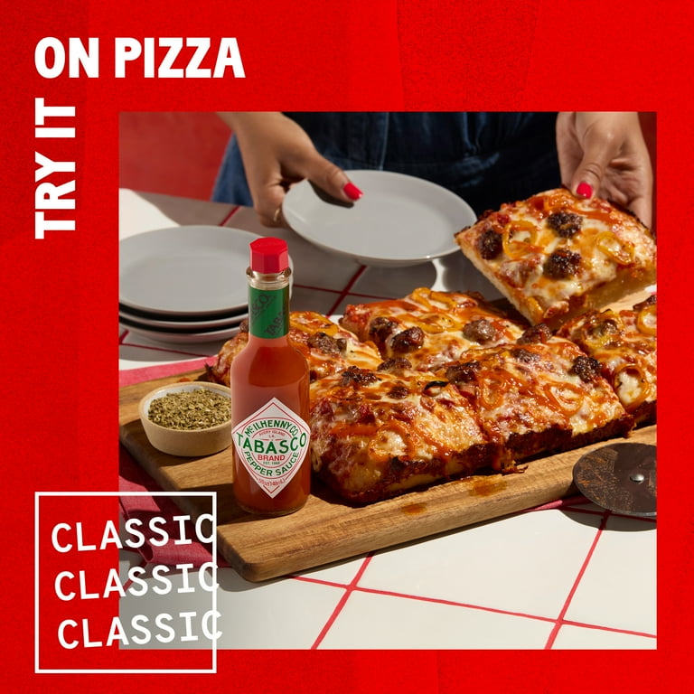 Tabasco Original Red Pepper Sauce, 5 oz, Gluten Free, Glass Hot