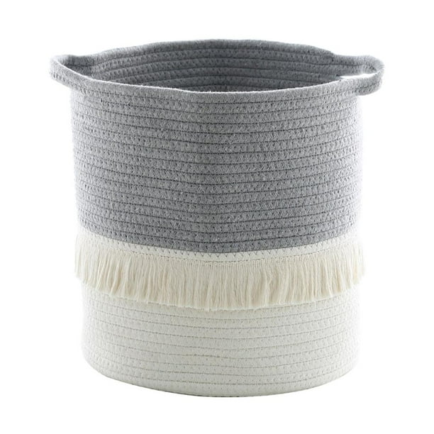 Rope Woven Baskets Laundry Basket for Toys Storage Basket Thread