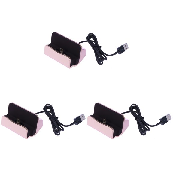 3 Pc Charging Station Charge Station Charging Base Cell Phone Holder Mobile Phone Stents Desktop Charger Base Cell Phone