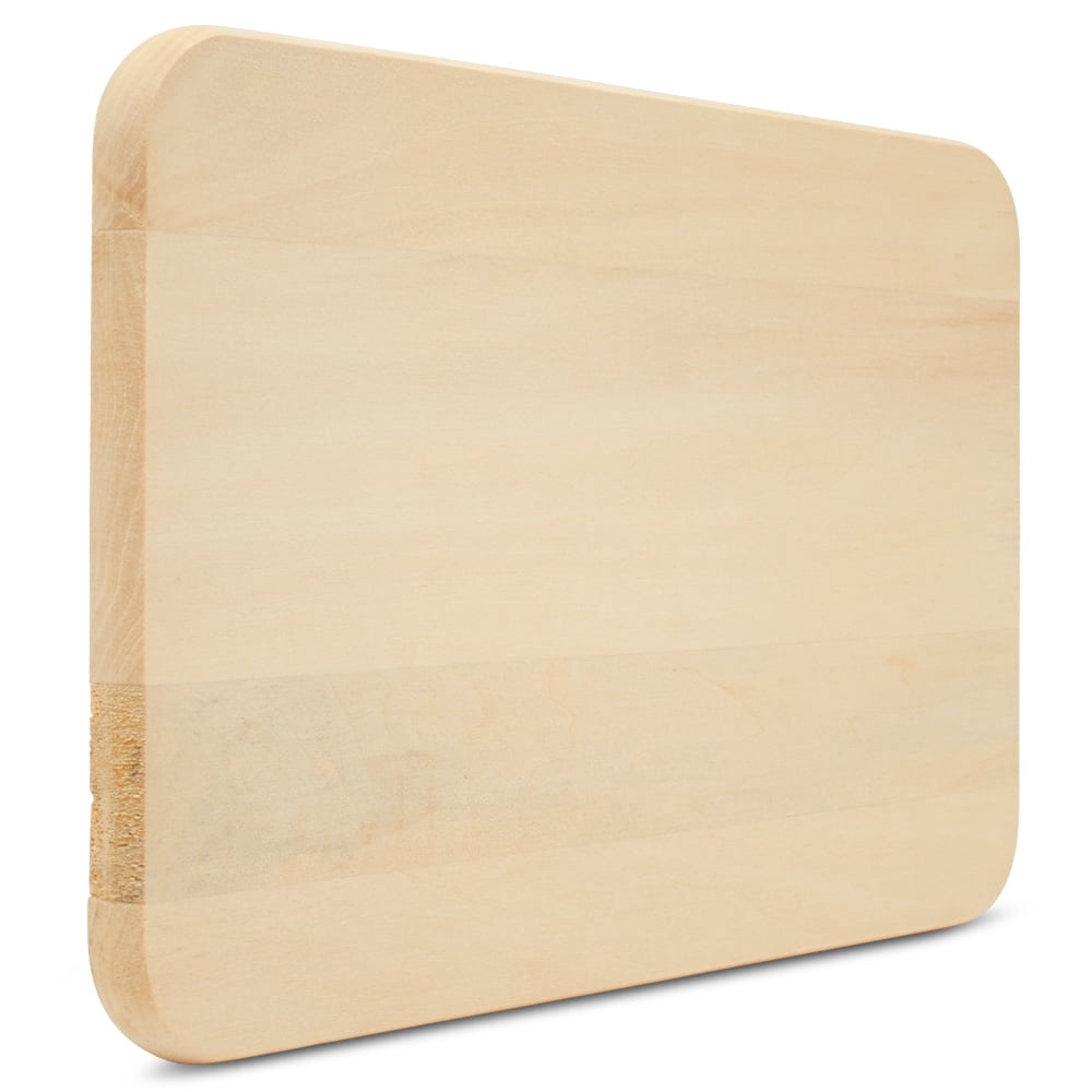 Wood Cutting Board 9 inch, Pack of 4 Large Charcuterie Board Unfinished Wood Cutting Board for Kitchen Chopping Board, by Woodpeckers