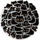 thumbnail image 1 of 40pcs water bottle cat stickers, water bottle cat stickers for kids, cat stickers laptop skateboard aesthetic stickers skateboard computer stickers, 1 of 4