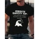 thumbnail image 1 of Camiseta elegante con estampado "CONSEJO DE SEGURIDAD EN EL TRABAJO" para hombre, ropa informal cómoda con diseños llamativos, camisetas de manga corta de alta calidad para el día a día, camiseta depo, 1 of 5