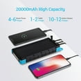 thumbnail image 3 of Renogy E.POWER 10000mAh Portable Solar Charger (20000mAh), 3 of 7