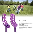 thumbnail image 3 of Juego De Pelota Con Cuchara Deportiva, Divertido Juego De Lanzamiento Y Captura De Pelota Al Aire Libre Para Niños, Para Césped, Playa, Camping, Incluye 2 Cucharas Y 1 Pelota, 3 of 7