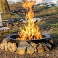 thumbnail image 2 of 36 inch Fire Ring, Fire Pit Ring for Camping, Wood Burning Fire Pit for Outside,Yard,Garden,Outdoor Fireplace, 2 of 10