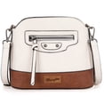 thumbnail image 6 of Wrangler Small Crossbody Bags for Women Shoulder Cute Purses and Handbags with Adjustable Strap, Beige-Black, 6 of 8