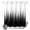 Black, variant on No Hook Shower Curtain, Sage Green Black Ombre Shower Curtains for Bathroom with See Through Top Window, Modern Abstract Striped Gradient Waterproof & Washable Bath Curtain Standard 72"x72"