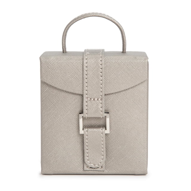 Joyero WOLF Heritage, plegable, peltre, piel vegana saffiano