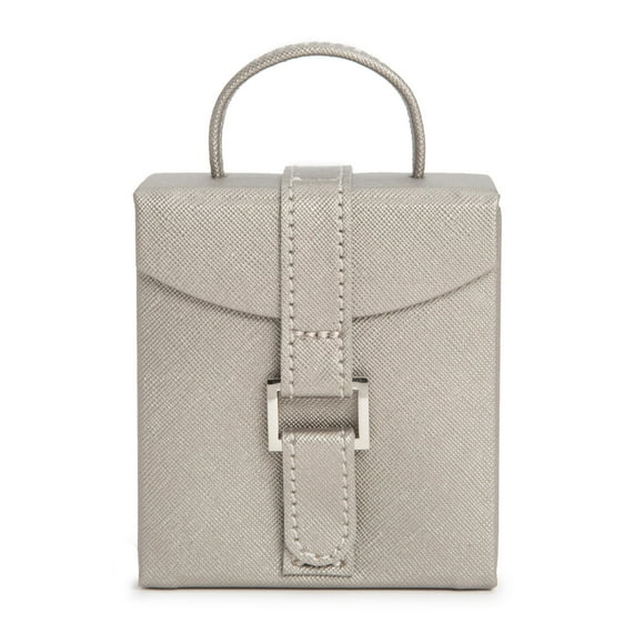 Joyero WOLF Heritage, plegable, peltre, piel vegana saffiano