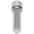thumbnail image 2 of 4pcs Bicycle Handlebar Bolts Titanium Alloy Inner Hexagon Screws M7 x 25mm Titanium Color, 2 of 4