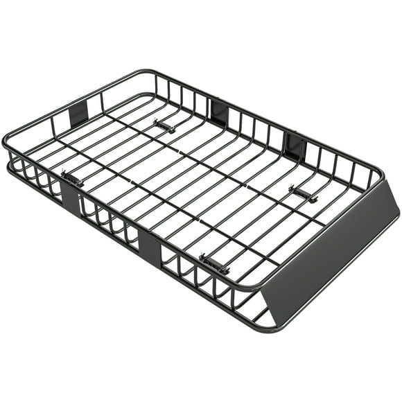 HOMCOM Car Roof Rack Cargo Carrier Basket, 64"/43" x 39"