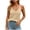 Beige, variant on Tqcoqu Lace Camisole Tops for Women V Neck Spaghetti Strap Top Sleeveless Loose Fit Eyelet Tops,Beige,Women's S-XXL
