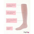 thumbnail image 3 of MeMoi She Shimmers Cotton Blend Knee Socks - Girls - Female, 4, Pale Blush, 3 of 7