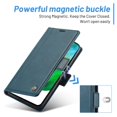 thumbnail image 5 of SaniMore for Samsung Galaxy S24 Plus 2024 Case, PU Leather Magnetic Flip Folio Shell with Card Holders RFID Blocking Kickstand Shockproof TPU Magnetic Closure Business Cover, Blue, 5 of 10