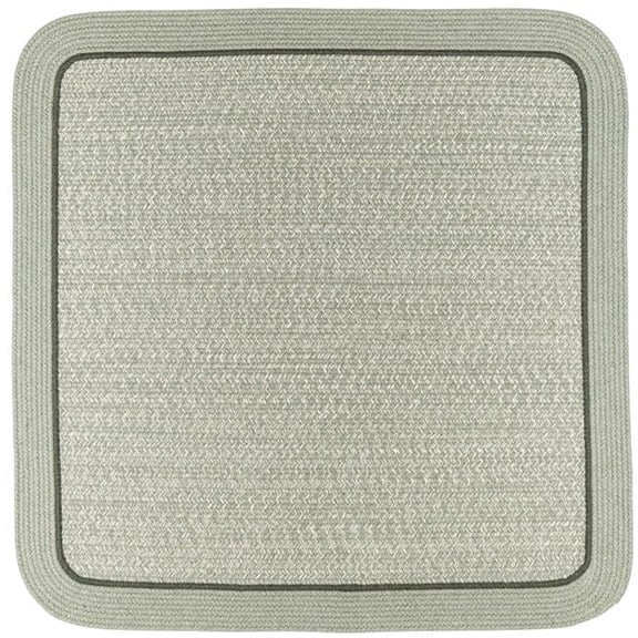 Rhody Rug CC68R096X096S 8 ft. Casual Comfort Mistletoe Banded Braided Rug, Square