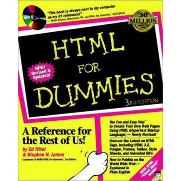 Pre-Owned Html for Dummies (Paperback) 076450214X 9780764502149