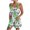 Green, variant on Clearance Under 10$! Women's Summer Comfortable Casual Suspender Printing Shorts Pocket Jumpsuit Shorts with Pockets 2025 Clothes