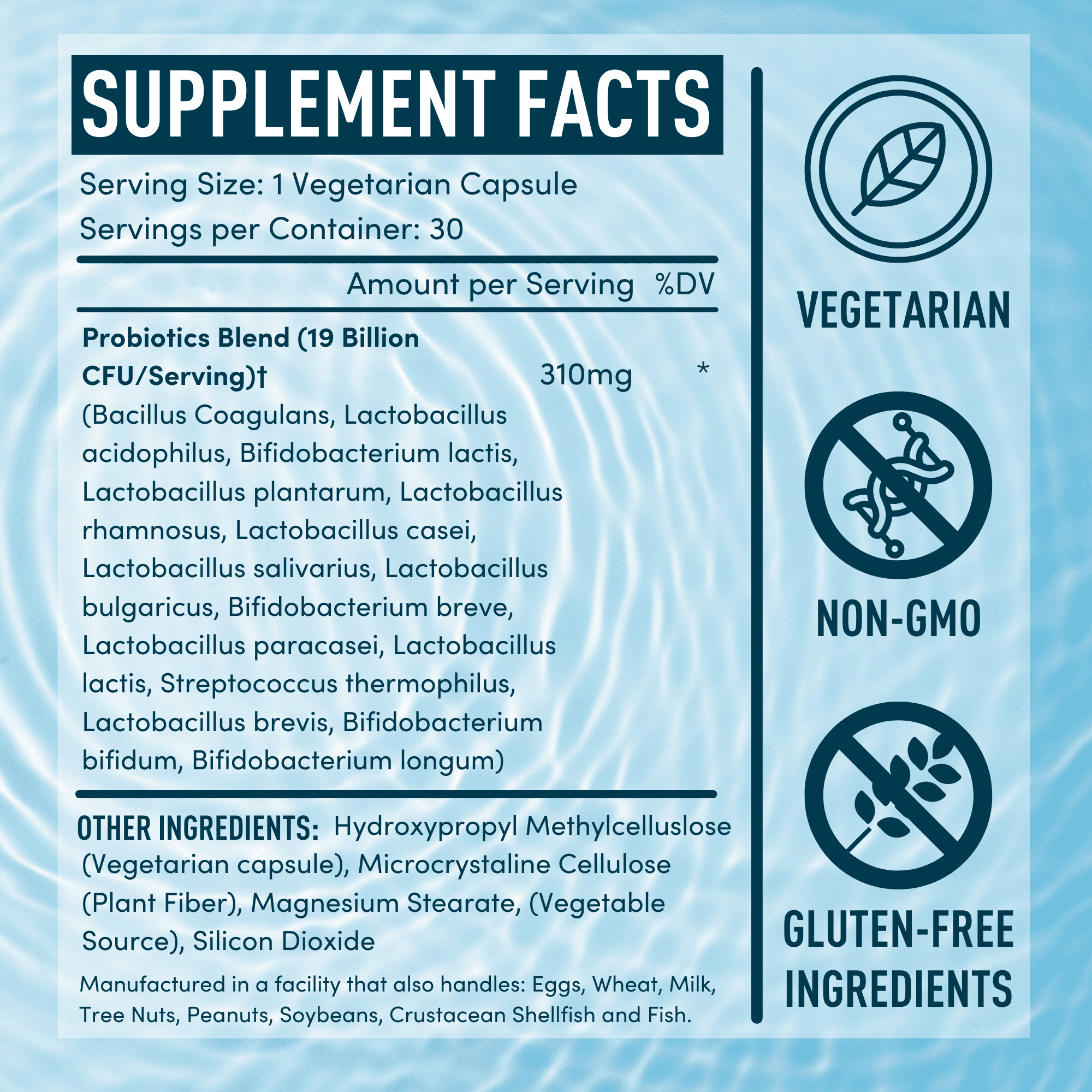 Vaginal Probiotics for Women - 19Bil CFU,15-Strain Lactobacillus Probiotic for PH Balance, Urinary Tract Support, Odor & Yeast Health - Balance Complex for Women BV Support - 30 Vegan Caps