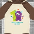 thumbnail image 4 of Inktastic Monster 1st Birthday Boys or Girls Long Sleeve Baby Bodysuit, 4 of 5