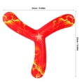 thumbnail image 4 of 1Set Boomerang Dark Red Plastic For Outdoor Play Multiplayer Games Motor Skill Exercise Children Toys, 4 of 8