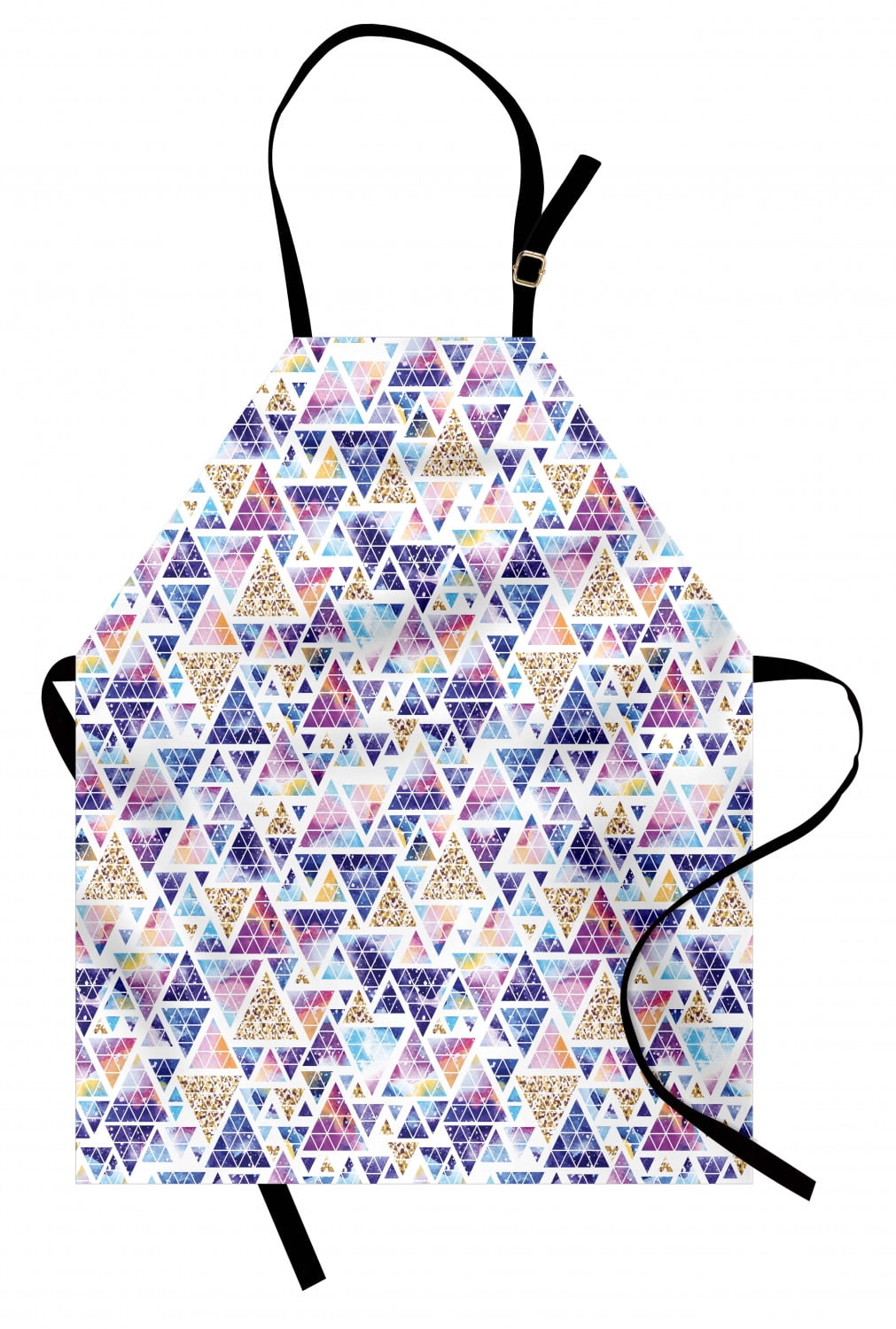 Geometric Apron Abstract Triangular Space Design Vintage Universe ...