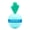 Sky Blue, variant on mdesiwst Interactive Dog Toy Textured Cactus Chew Toy Adjustable Dog Treat Dispenser Toy for Puppy Teething Boredom Relief Teeth Cleaning
