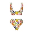 thumbnail image 5 of Daiia Balls Women's Bikini Set Two Piece Swimsuit High Waisted Bikini Adjustable Straps Bikini Perfect for Beach, Pool, and Summer Vacation-X-Large, 5 of 9
