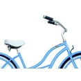 thumbnail image 3 of Wonder Wheels 26" Beach Cruiser Coaster Brake Stainless Steel Spokes One Piece Crank Alloy Baby Blue Rims 36H W/ Fenders - Baby Blue, 3 of 10