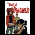 thumbnail image 2 of Men's Scott Pilgrim vs. the World The Clash At Demonhead Poster  Graphic T-Shirt, 2 of 5