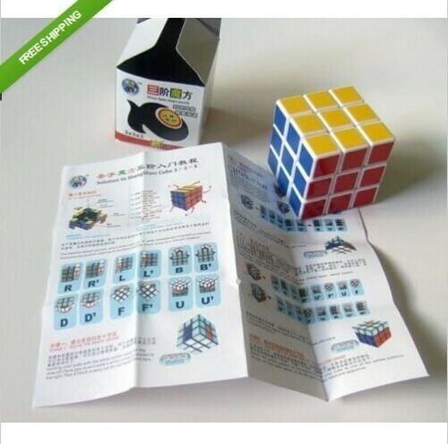 Shengshou 3x3x3 Ultra-smooth Spring Speed Magic Cube 3x3 Puzzle White Xmas Gift 