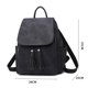 thumbnail image 2 of Bolso de la mochila para las mujeres, bolsos de hombro antirrobo del bolso de la mochila del viaje del cuero de la PU con la borla, 2 of 6