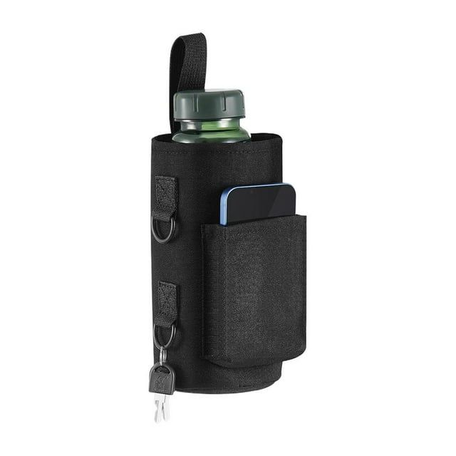 SharkTRUE Magnetic Gym Water Bottle Bag Holder Built-in Magnet For Easy Attachment To Metal Surface