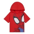thumbnail image 3 of Marvel Spidey and His Amazing Friends Spider-Man Miles Morales Pullover Hoodie and French Terry Shorts Toddler to Big Kid, 3 of 5