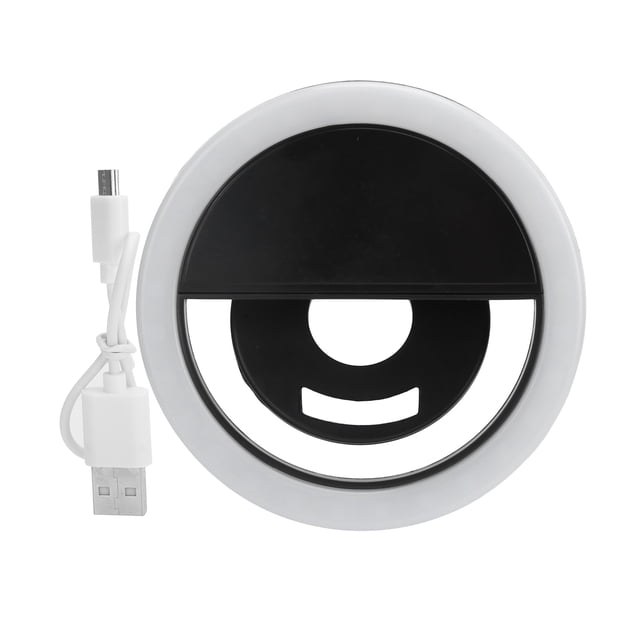 Luz del anillo de Selfie para la luz recargable de la fotografía de la cámara de las tabletas del ordenador portátil del teléfono para Selfie