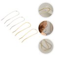 thumbnail image 4 of Épingles à Cheveux en Forme de U Alliage d'Or 4 Pcs 4.3X1.6In, 4 of 6