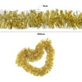 thumbnail image 7 of Tinsel Garland for Christmas Decorations 3Pc Silver Gold Red Each 6.6 FT Non-Lit Holiday Decor for Outdoor or Indoor, 7 of 7