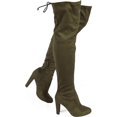 thumbnail image 1 of Bottes Extensibles Tout-en-un Mode Britannique pour Femmes Filles, 1 of 5
