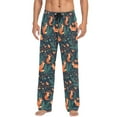 thumbnail image 7 of FORMRS Mens Pajama Pants with Pockets Cotton Sleepwear Lounge Bottoms Sizes S-2XL, Whimsical Foxes Pattern, 7 of 7