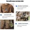 thumbnail image 6 of Tactical ID Card Holder Multifunction ID Badge Holder Wallet Durable Card Holders with Adjustable Lanyard and Clear ID Window Identification Badges ID Cases Credit Card Organizer Black, 6 of 9