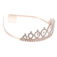 thumbnail image 2 of Weiweiguan Exquisite Women Crown Wedding Crown Headdress Rhinestone Bride Tiara Decor, 2 of 7