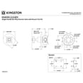 thumbnail image 2 of Kingston Brass KS4038ZX Millennium Single-Handle Six-Way Diverter Valve with Round Trim Kit in Brushed Nickel, 2 of 5