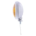 thumbnail image 5 of United Pacific 6V Vintage Chrome Luz antiniebla Lente ámbar OE C364009, 5 of 5