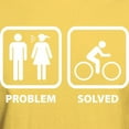 thumbnail image 3 of CafePress - Problem Solved Cycling T Shirt - Men's Classic Graphic T-Shirt, 3 of 4