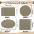 thumbnail image 2 of Uxcell Blank Leatherette Patches, Faux Leather Hats Patches Sets with Adhesive Iron-on Heat Press Laserable Rustic for Hats DIY Fabric Repair Sew Light Brown, 2 of 6
